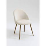 SKONYON Modern Accent Chair, Cream White