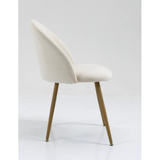 SKONYON Modern Accent Chair, Cream White