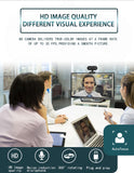 SKONYON 2021 AutoFocus 1080p Webcam with Microphone, for Streaming Online Class, Compatible with Zoom/Skype/Facetime/Teams, PC Mac Laptop Desktop