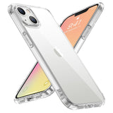 SUGIFT Rugged Phone Case for iPhone 13, Clear