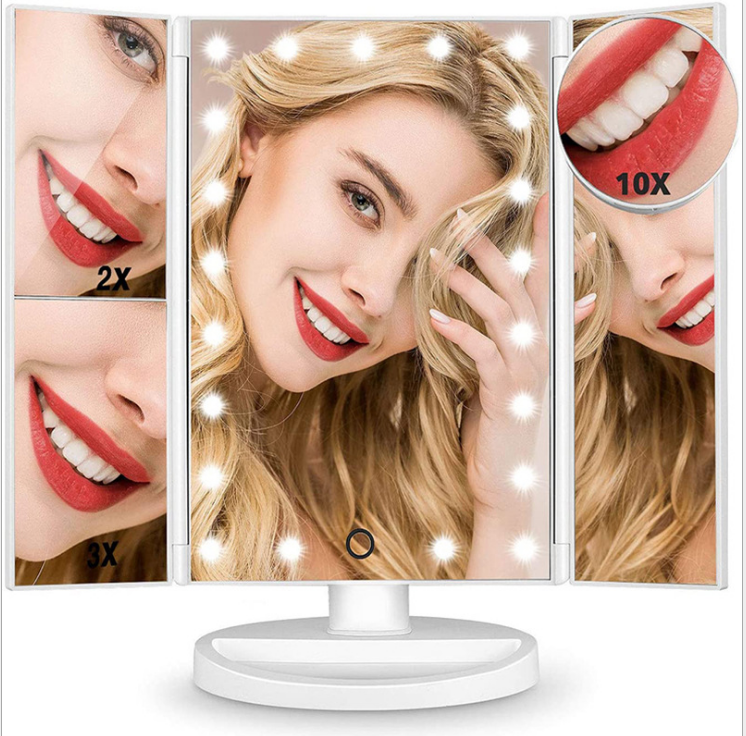 Ring light makeup shop mirror