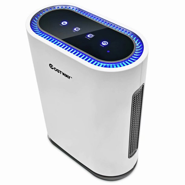 Air Purifier with Hepa Filter 4-in-1 Composite Ionic HEPA Filter Air Purifier,Air Cleaner For Car Home Office Removes pollens, smoke and other pollutants