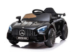 SKONYON 12V Licensed Mercedes Benz Kids Ride On Car Electric Vehicle with 2 Powerful Motors, LED Lights MP3 Music Horn, Black