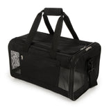 Pet Soft Sided  Comfort Bag Travel Case Airline Approved Small Pet Carrier Black