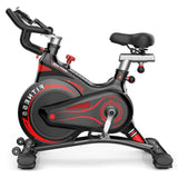 SKONYON Upright Exercise Bike, Aerobic Magnetron Exercise Bike with 22-Pound Flywheel