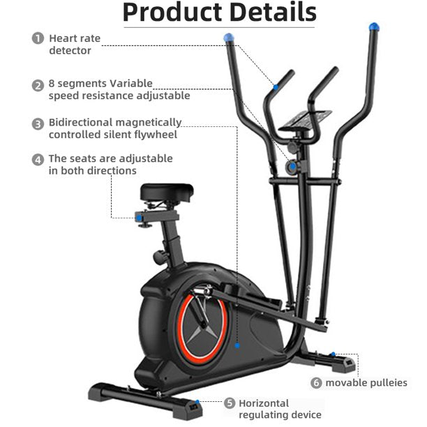 Exercise Iron Body Crosstrainer Elliptical Machine Cross Trainer In