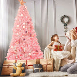7.5Ft Hinged Artificial Christmas Tree Full Fir Tree