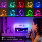 LED  light strip 32.8 FT 5050 300 LED 44 Keys IR Remote Control Waterproof Color Changing LED Light Strips  LED light Strip in home