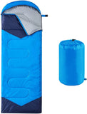 Camping Sleeping Bag  3 Season Warm & Cool Weather - Summer Spring Fall Lightweight Waterproof for Adults Kids - Camping Gear Equipment, Traveling, and Outdoors