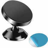 SKONYON Magnetic Phone Car Mount Universal Dashboard Cell Phone Holder for Car Compatible with All Smartphones (Black)