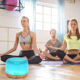 Aromatherapy Oil Diffuser with White Remote Control Color Cycling, Portable Ultrasonic Diffuser, Cold Mist Humidifier