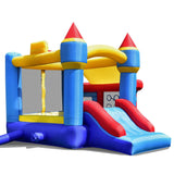 SUGIFT Inflatable Kids Bounce House Castle Slide with Ball Pit £¬Multicolor
