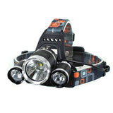 3-Mode Headlamp, 10W 5000LM White Light, Luobod Head Lamp for Outdoor Activities, Black