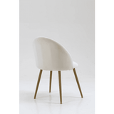 SKONYON Modern Accent Chair, Cream White