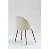 SKONYON Modern Accent Chair, Cream White