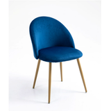 SKONYON Modern Accent Chair, Navy Blue