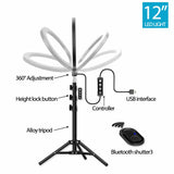 SKONYON  LED Selfie Ring Studio Light