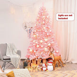 7.5Ft Hinged Artificial Christmas Tree Full Fir Tree