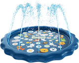 SKONYON Inflatable Water Toys from A to Z Outdoor Swimming Pool for Babies and Toddlers