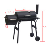 Grill Outdoor BBQ Grill Charcoal Barbecue Pit Patio Backyard Meat Cooker Smoker