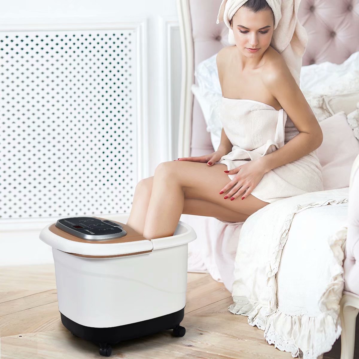 Portable Foot Spa Bath Motorized Massager Electric
