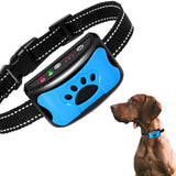 SKONYON Dog Training Collar Waterproof Anti-Barking Collar Barking Detection(Blue)