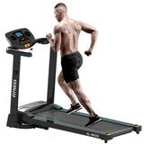 SKONYON 1.0 HP Folding Treadmill Electric Support Motorized Power Running Machine Trainer