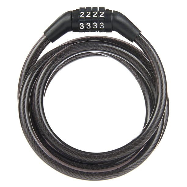 SUGIFT 4ft x 8mm Combo Cable Bike Lock