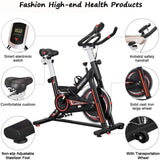 SKONYON Exercise Bike Stationary Indoor Cycling Bike Heavy Duty Flywheel Bicycle for Home Cardio Workout